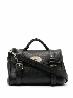 Alexa Heavy Grain Mini Leather Crossbody Bag