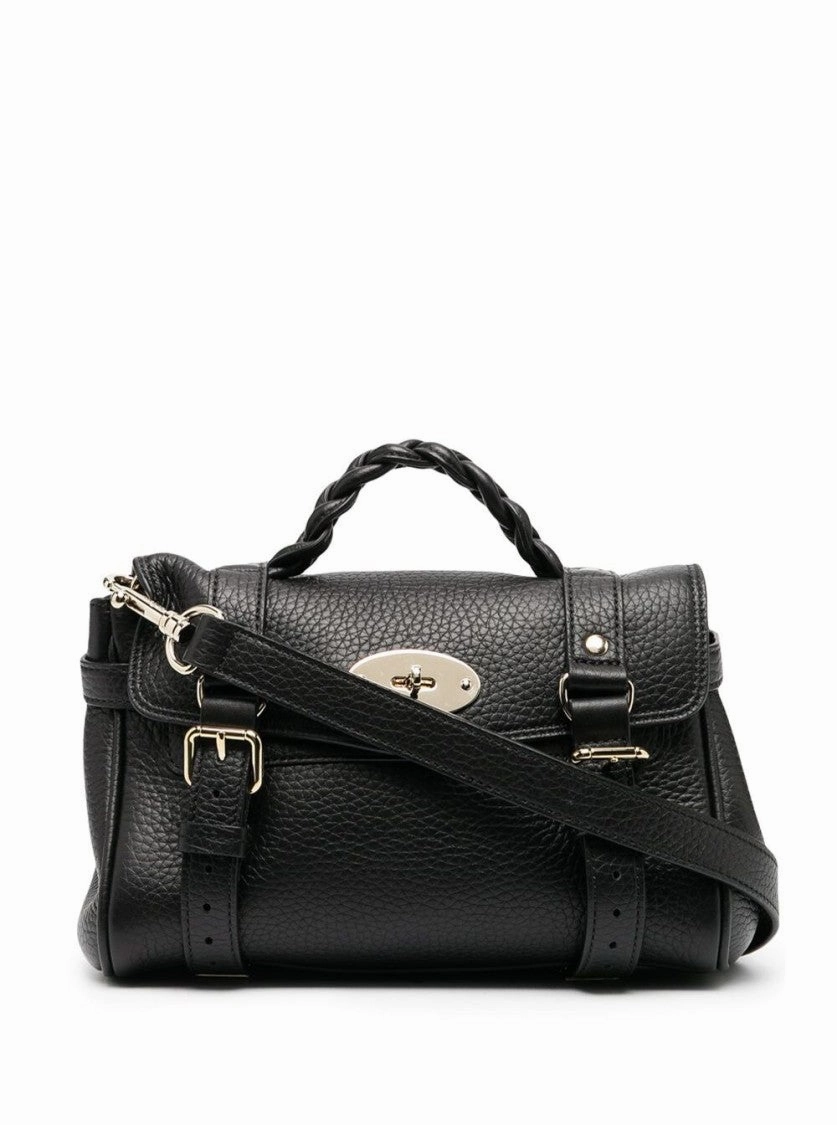 Alexa Heavy Grain Mini Leather Crossbody Bag