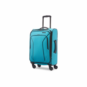 American Tourister Pirouette Nxt 20" Softside Luggage - AQUA ONE SIZE