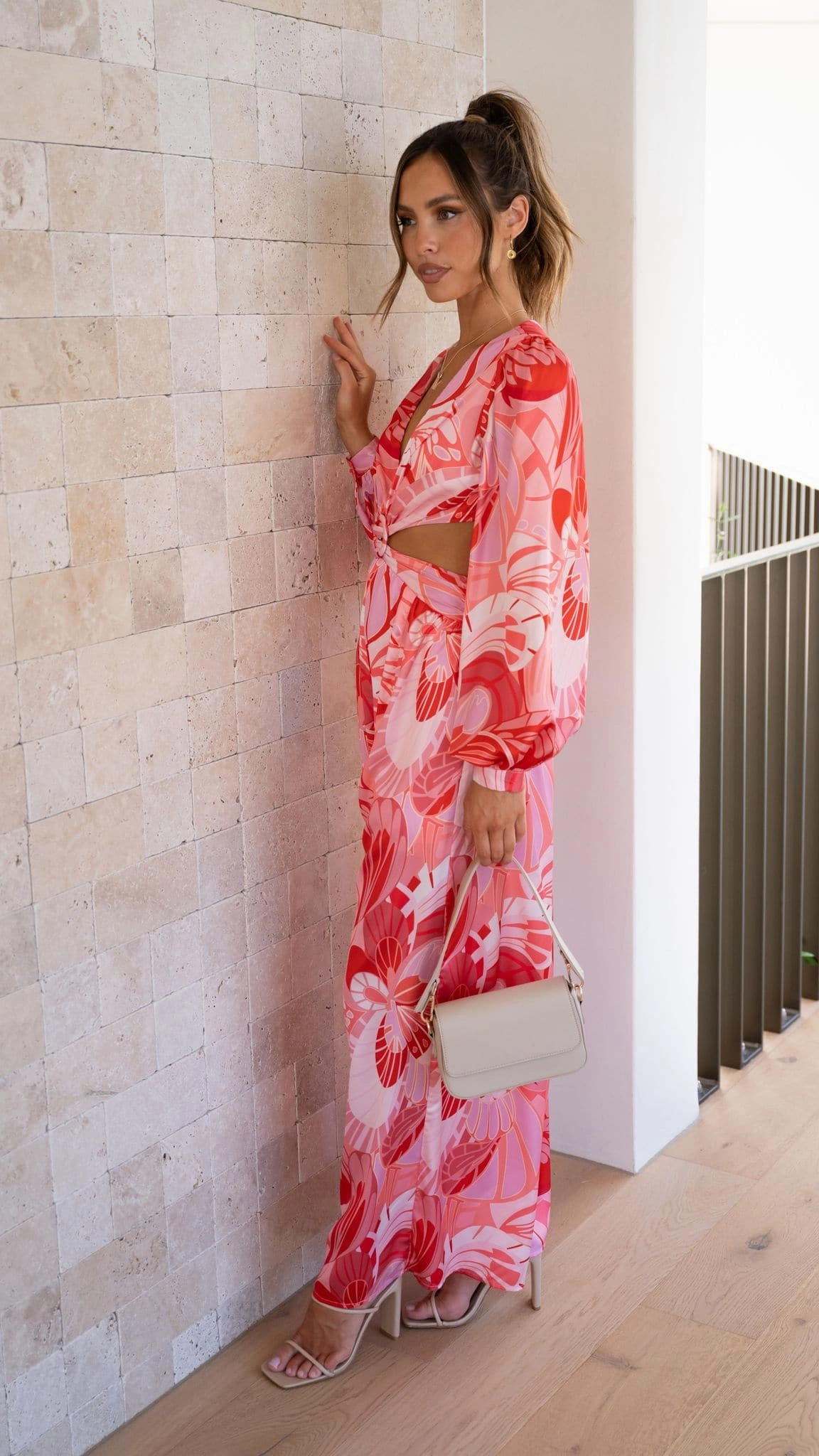 Angela Jumpsuit - Pink Floral