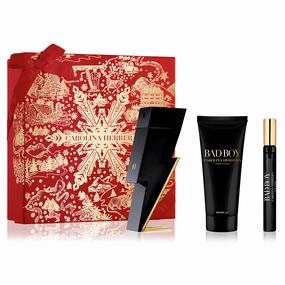Bad Boy by Carolina Herrera 100ml EDT 3 Piece Gift Set