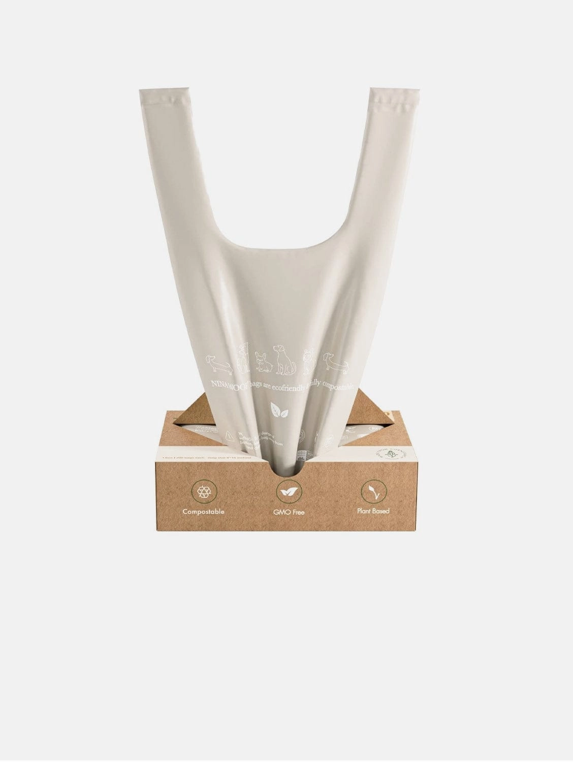 Biodegradable and Compostable Waste Bags with Handles | 200 Bags