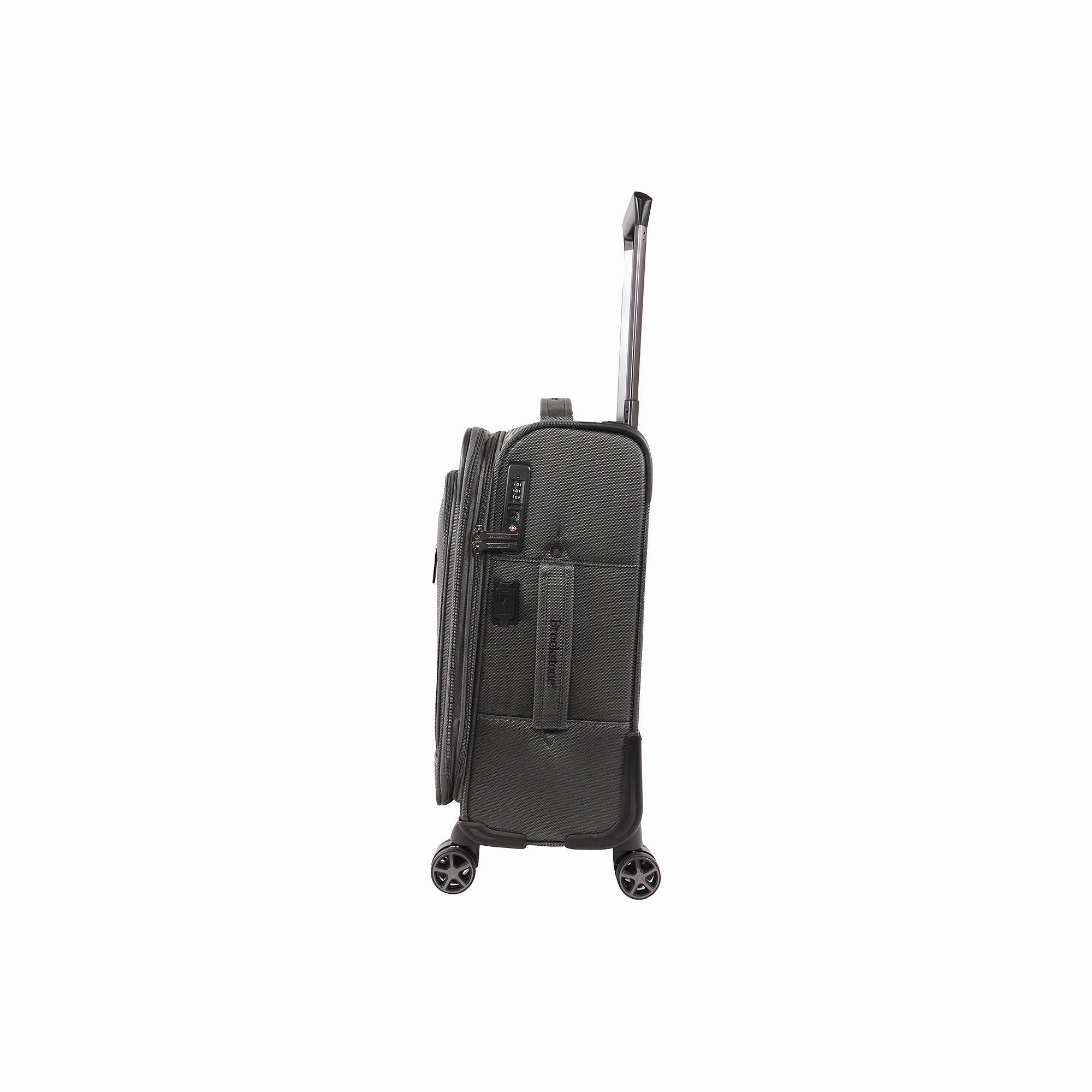 Brookstone Elswood 21" Softside Spinner Luggage NOT APPLICABLE - Dark Charcoal DK CHARCOAL ONE SIZE