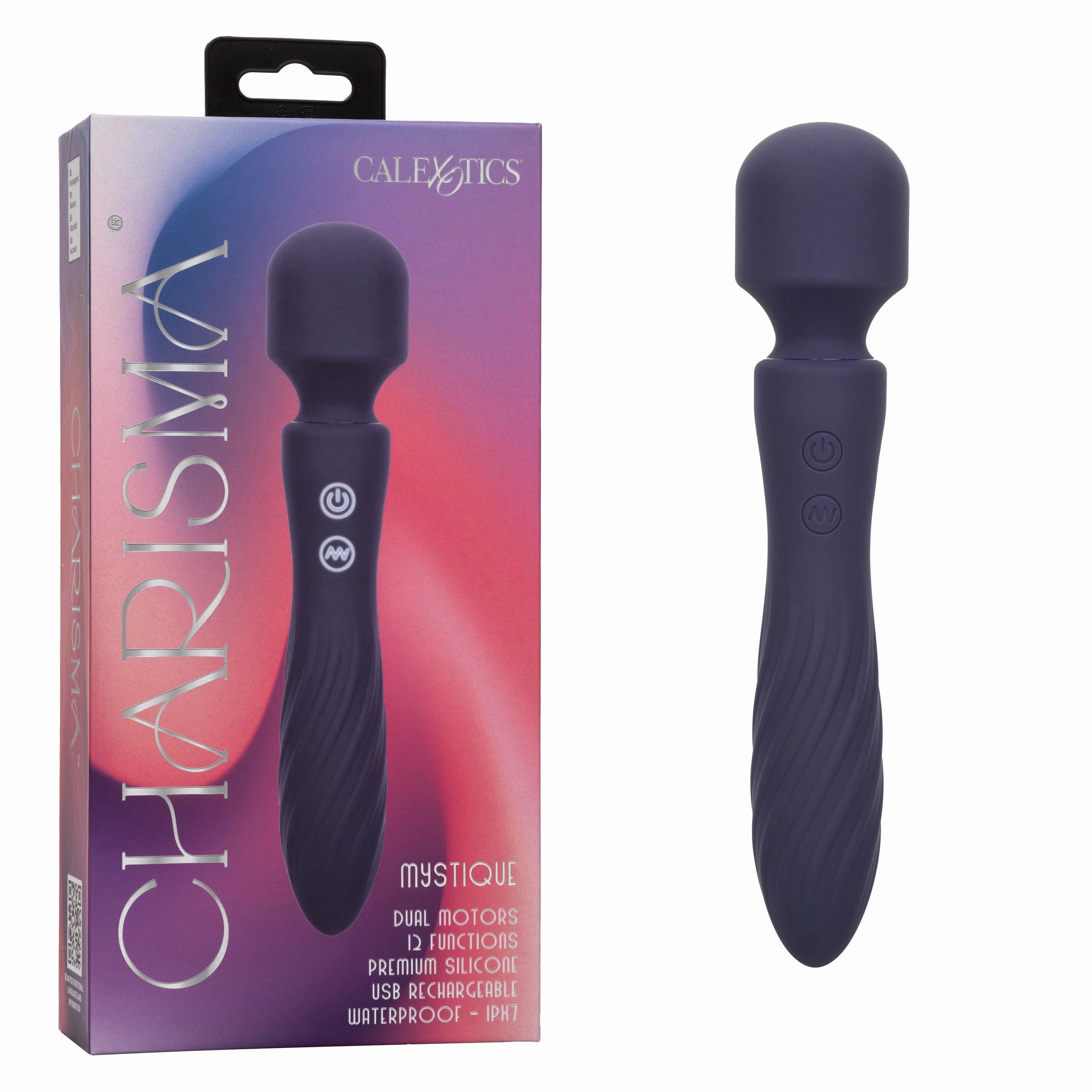 California Exotics - Charisma Mystique Wand Massager (Dark Blue)