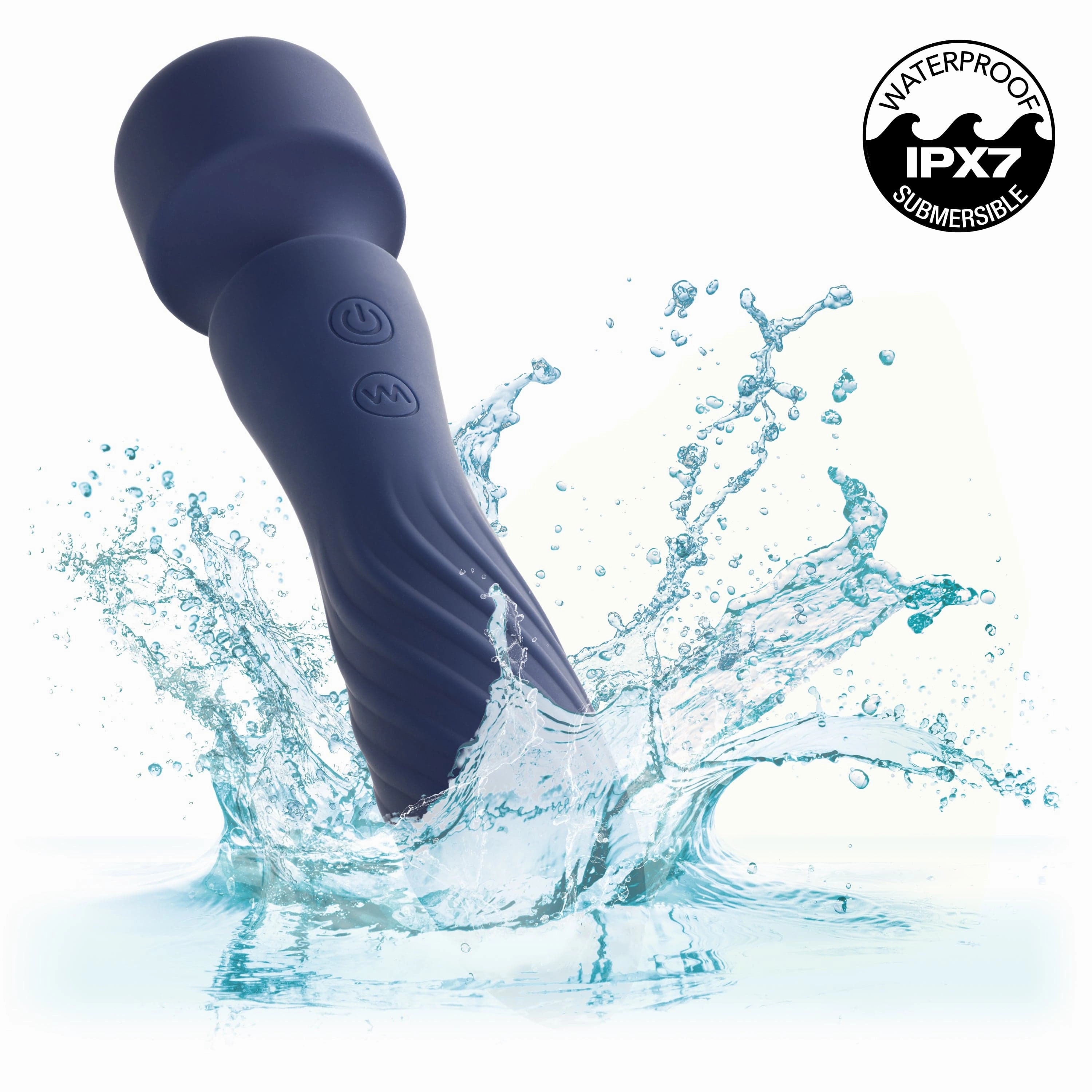 California Exotics - Charisma Mystique Wand Massager (Dark Blue)