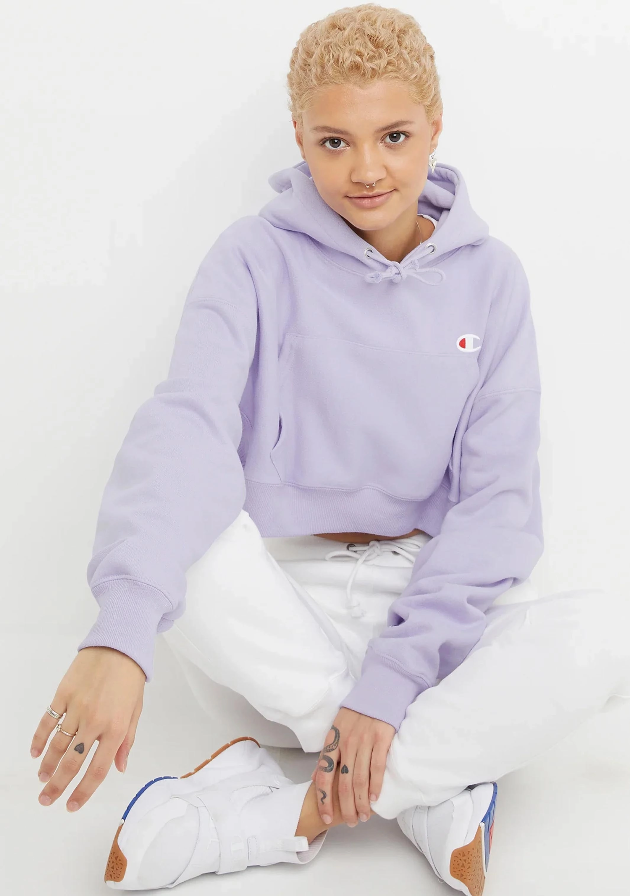 Champion Womens Reverse Weave Crop Hoodie