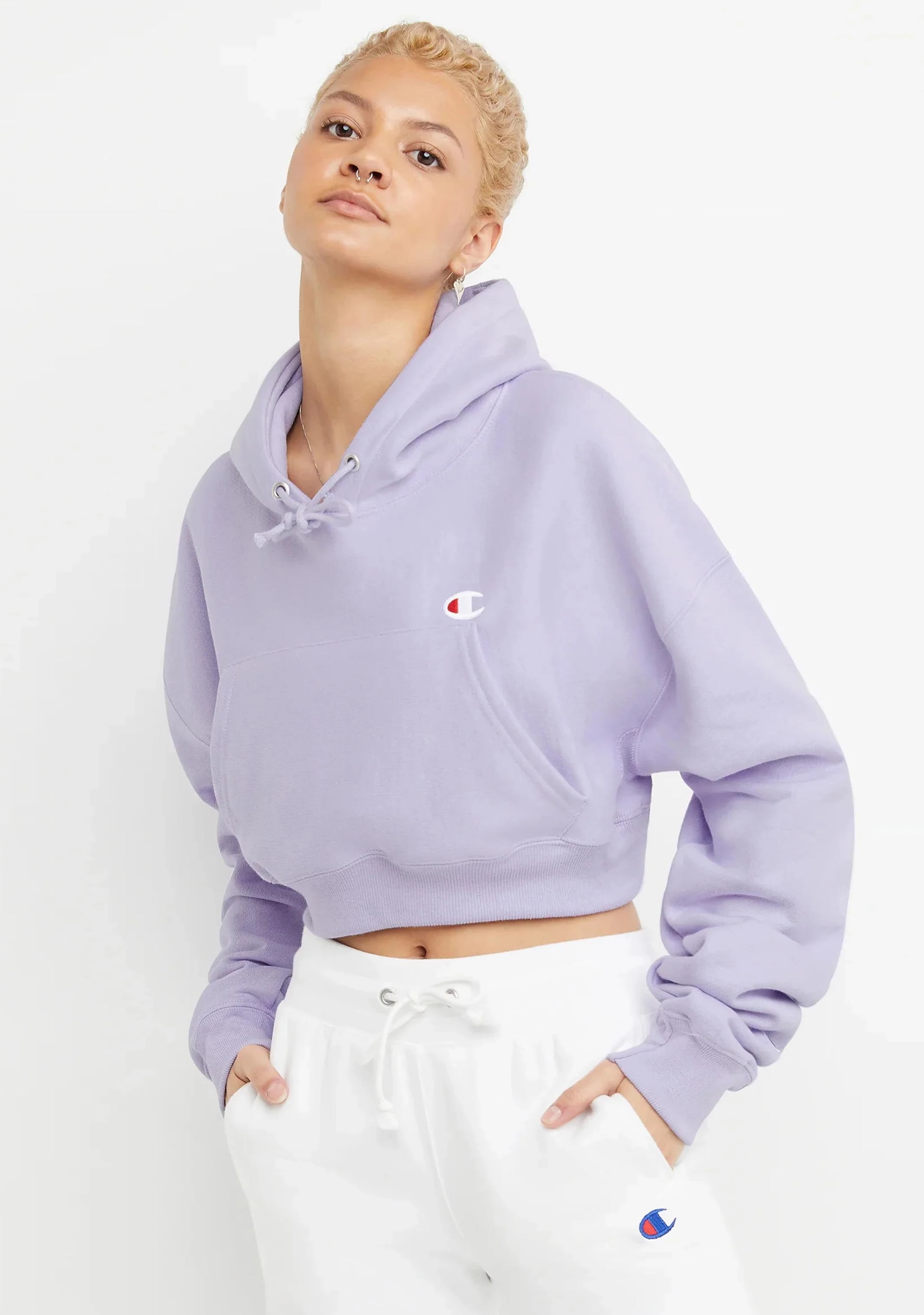 Champion Womens Reverse Weave Crop Hoodie