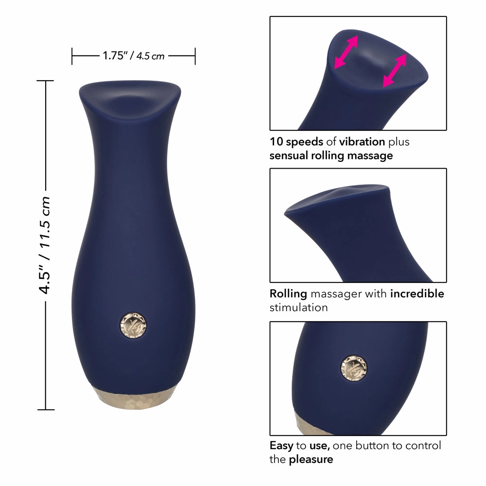 Chic Tulip Rolling Bead Vibrating Massager