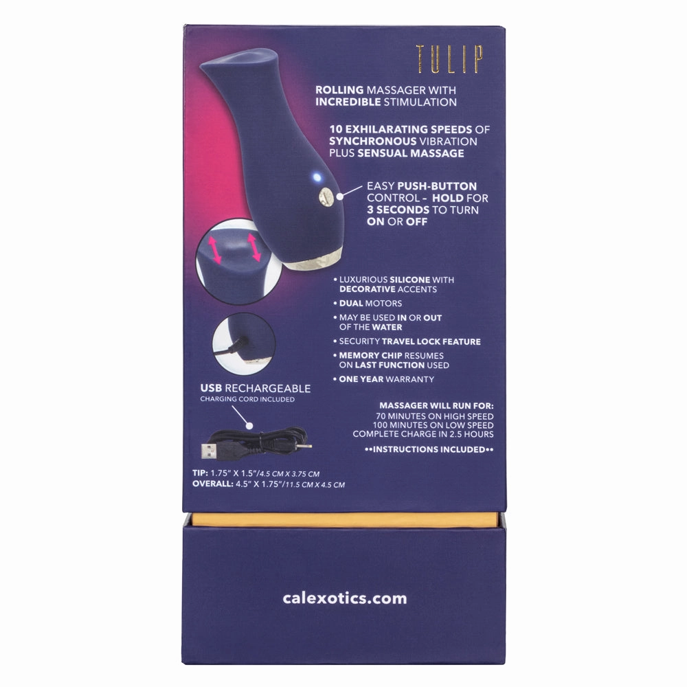 Chic Tulip Rolling Bead Vibrating Massager