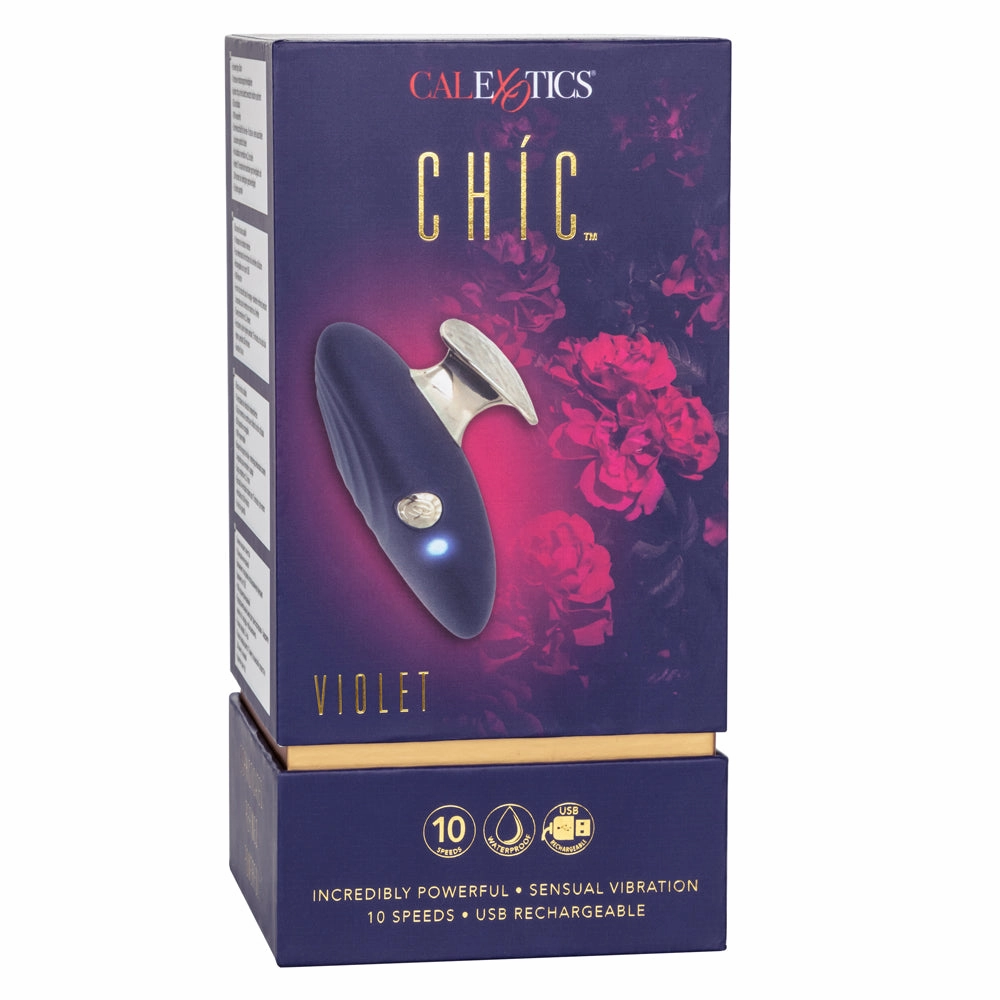 Chic Violet Handheld Vibrating Massager