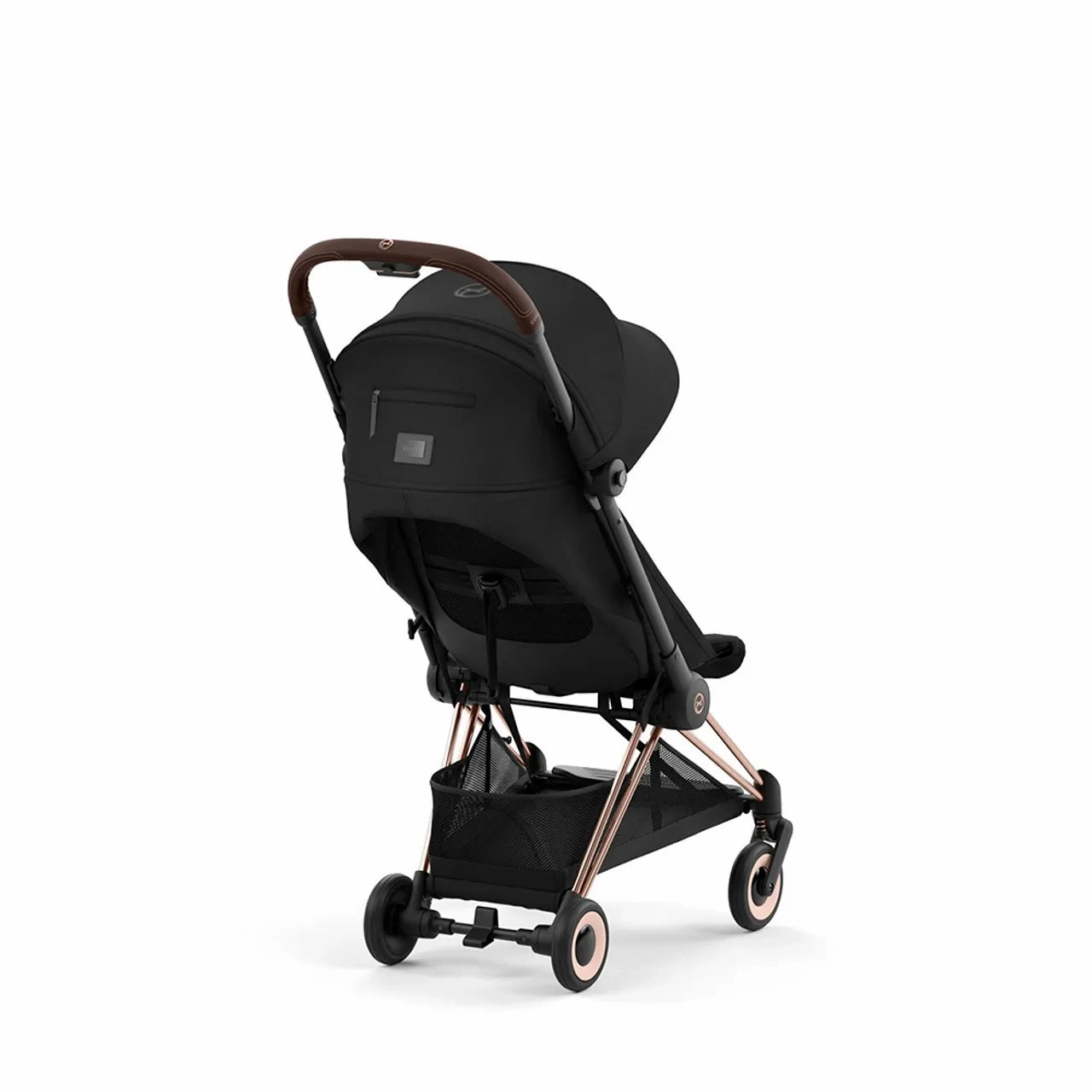 COYA Stroller - Rose Gold Frame   Sepia Black Seat