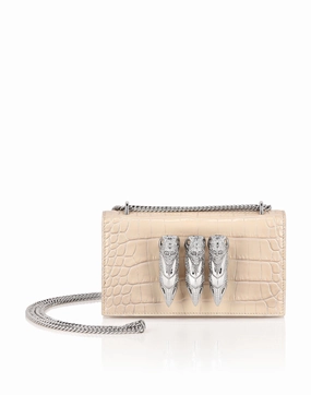Croco Embossed Clutch Eagle