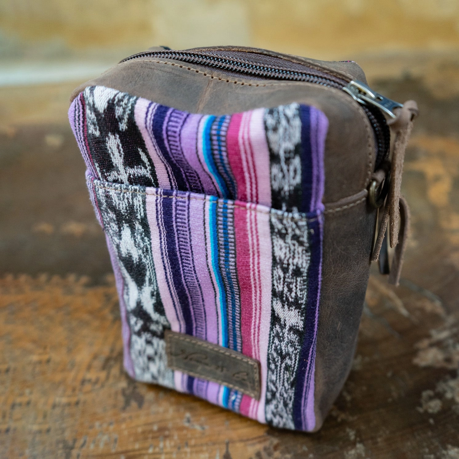 CROSSBODY TRAVEL BAG - CORTE - MOCHA - NO. 13833