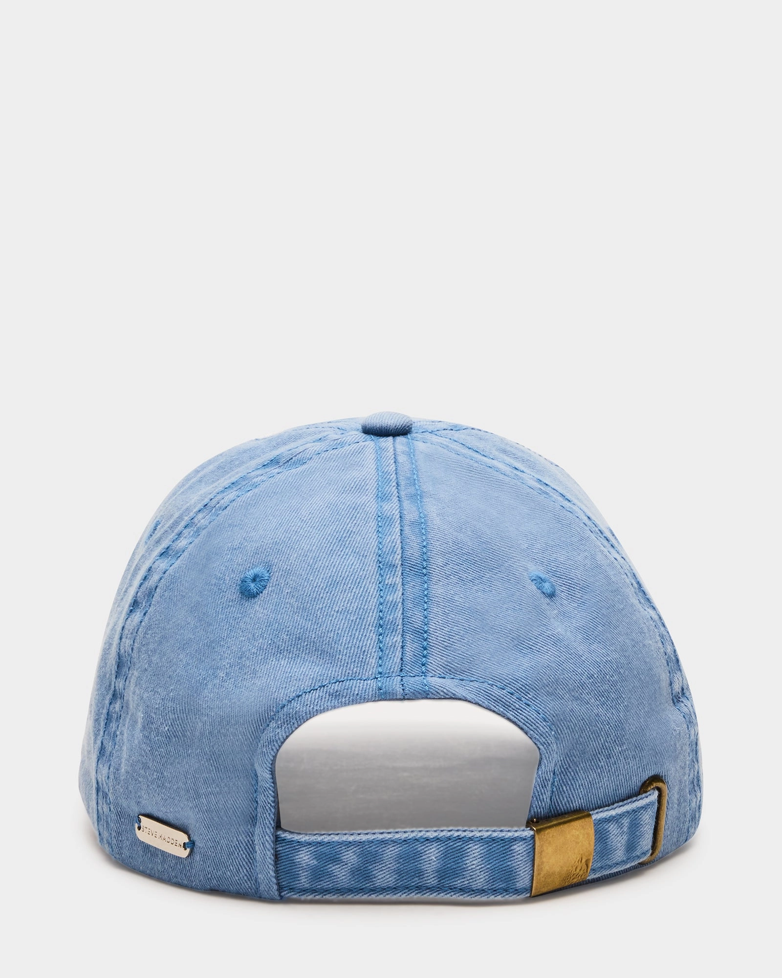 DISTRESSED BASEBALL CAP DENIM FABRIC