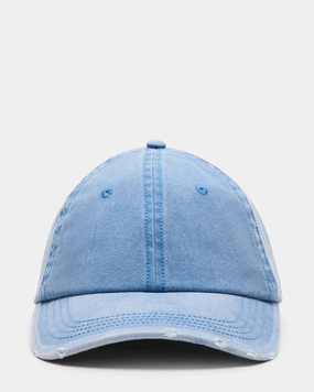 DISTRESSED BASEBALL CAP DENIM FABRIC