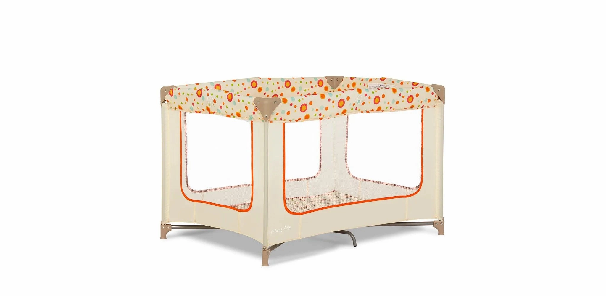 Dream On Me Zodiak Portable Play Yard With Carry Bag, Beige