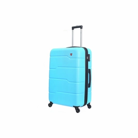 DUKAP DKROD00S-LBL Rodez 20" Lightweight Hardside Spinner Carry on Luggage, Light Blue