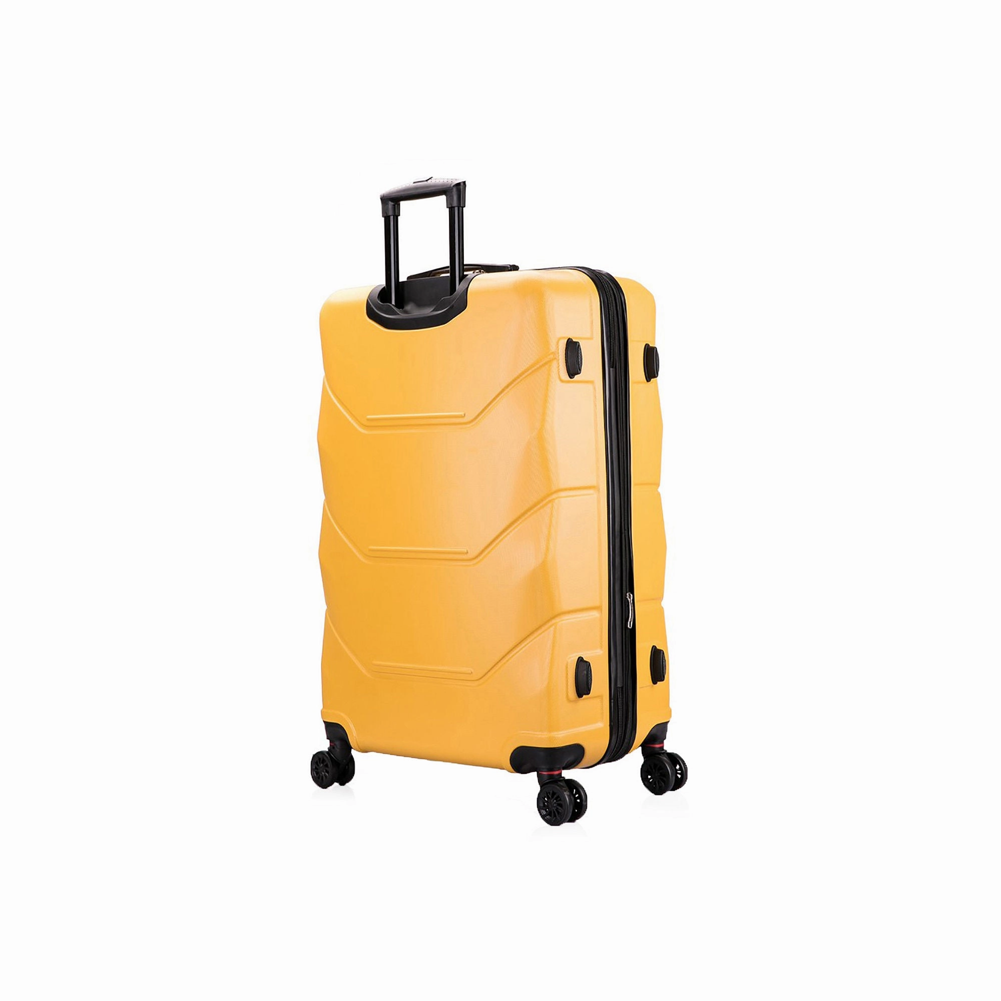 Dukap DKZONSML-MUS Zonix 3-Piece 20"/26"/30" Lightweight Hardside Set Luggage, Yellow