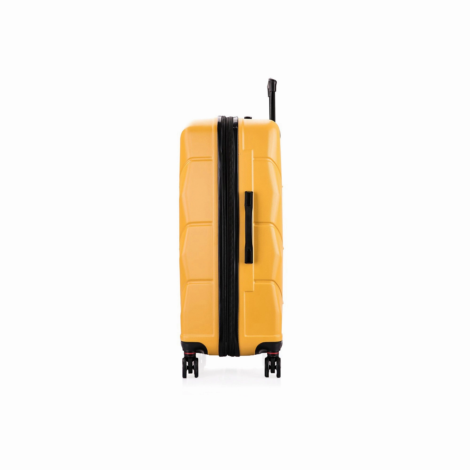 Dukap DKZONSML-MUS Zonix 3-Piece 20"/26"/30" Lightweight Hardside Set Luggage, Yellow
