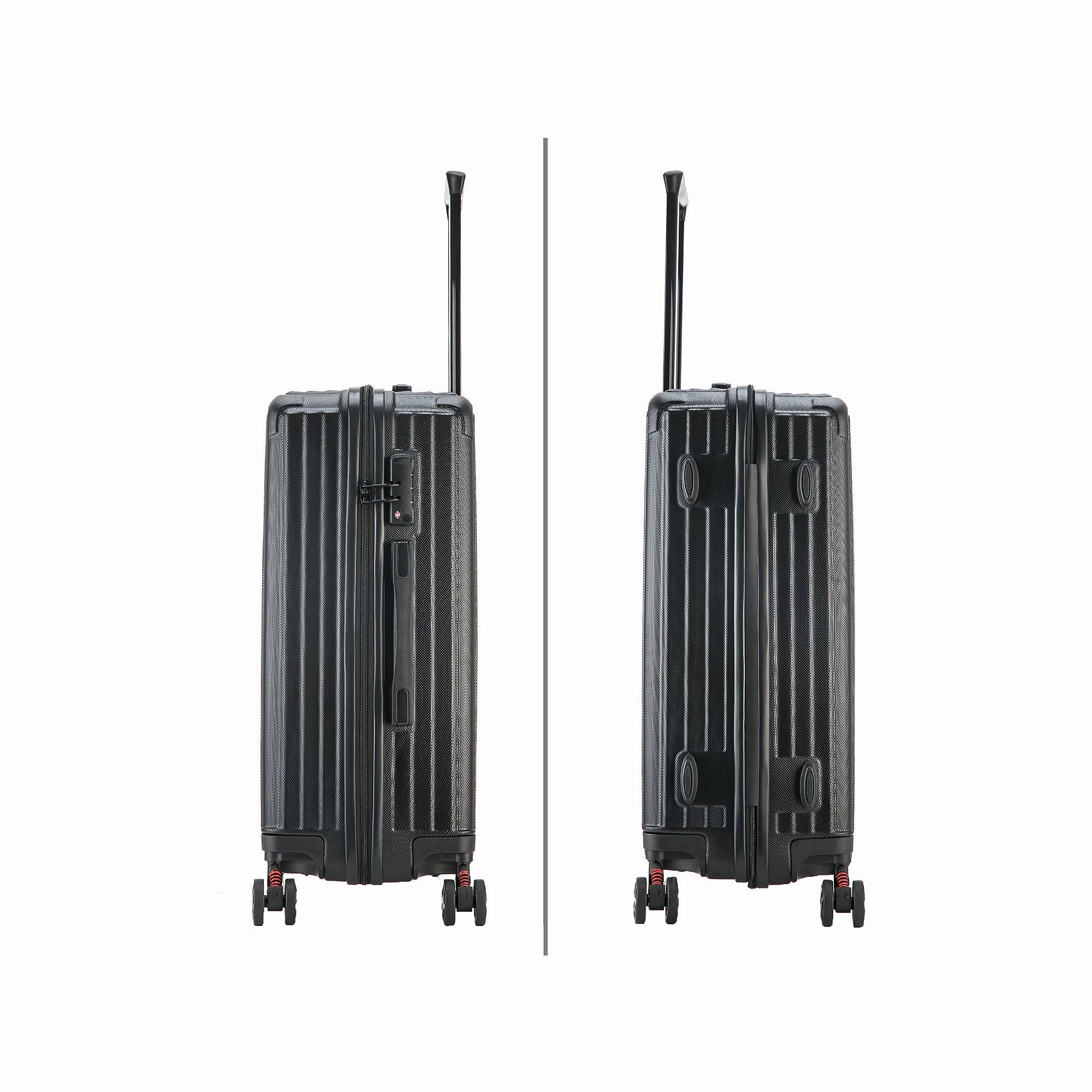 Dukap Stratos 24" Hardside Lightweight Luggage - BLACK ONE SIZE