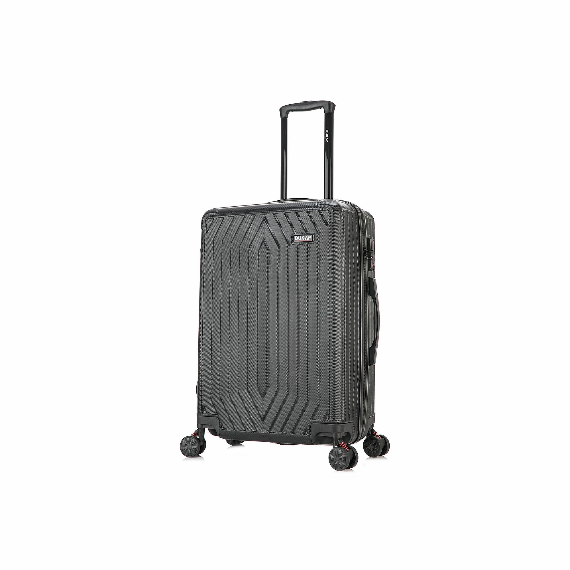 Dukap Stratos 24" Hardside Lightweight Luggage - BLACK ONE SIZE