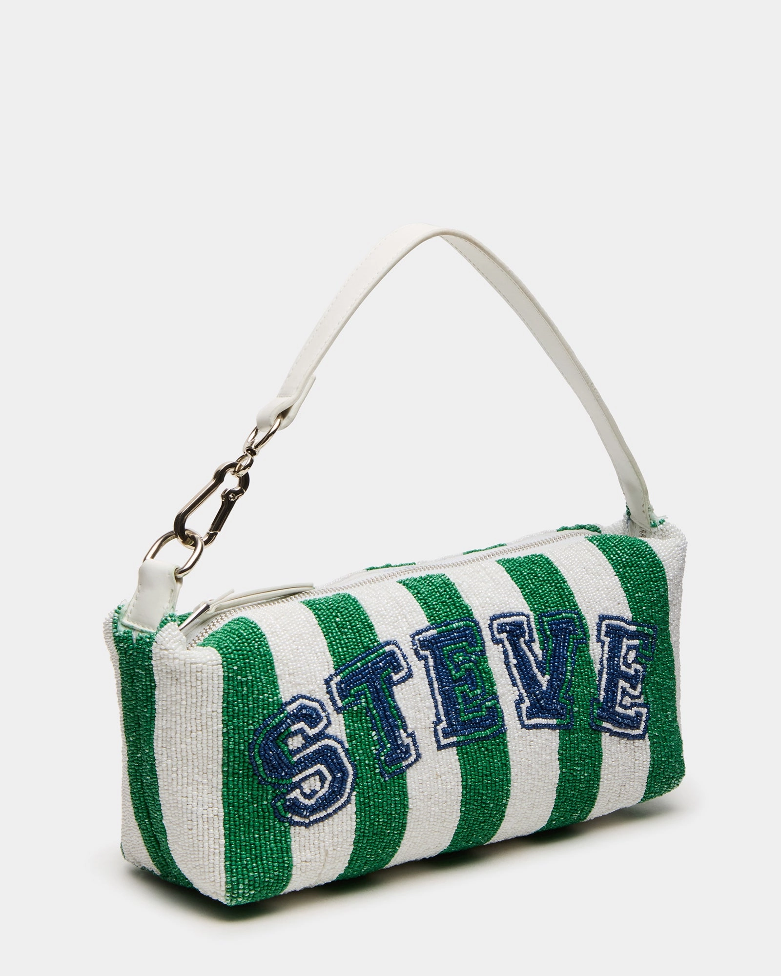 EMERSYN BEADED BAG GREEN MULTI