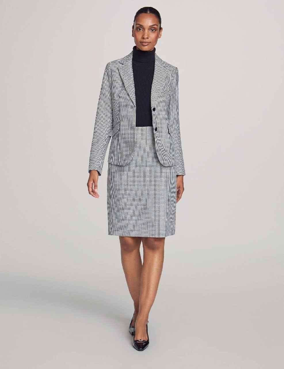 Executive Collection 3-Pc. Mini Houndstooth Suit Set- Sale