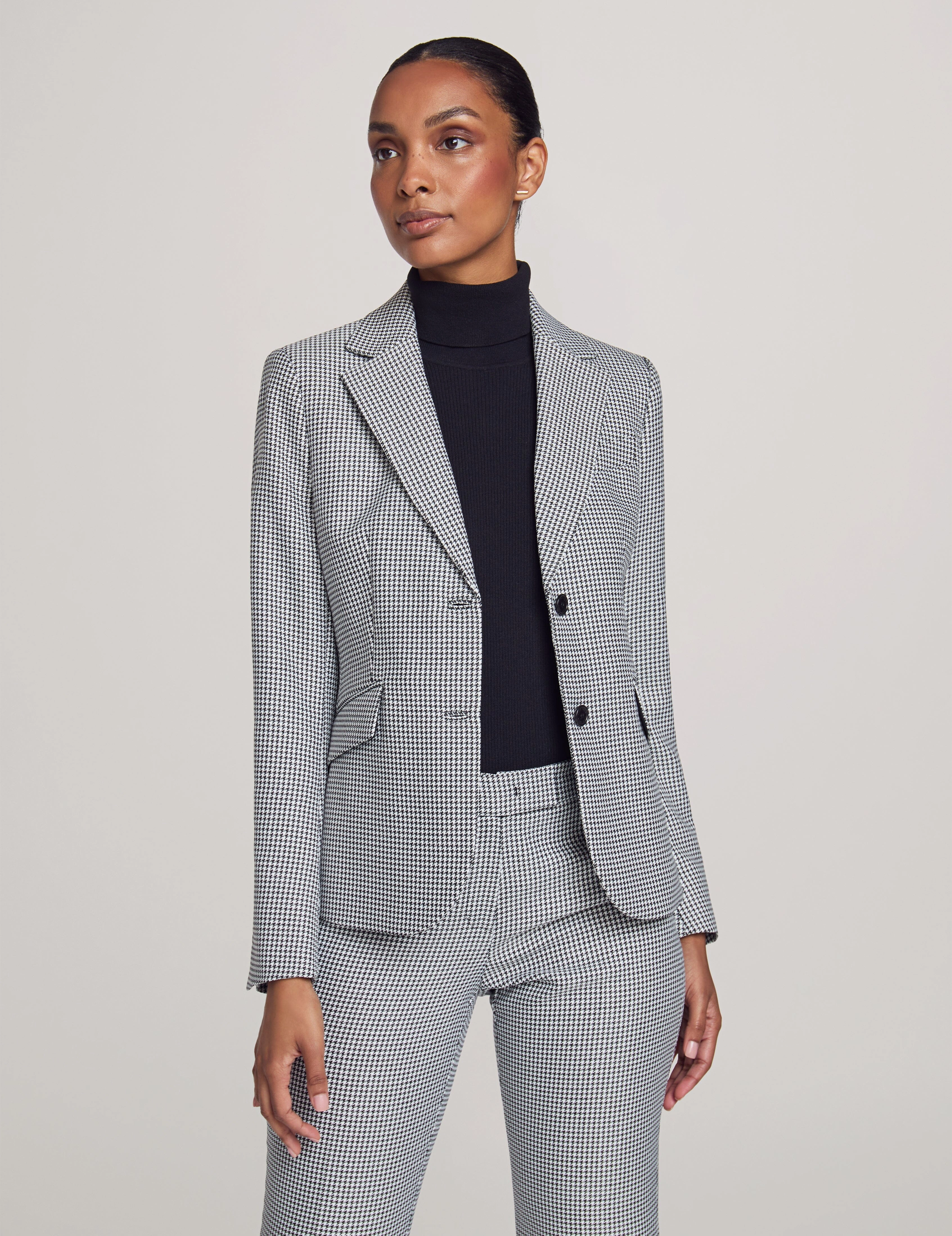 Executive Collection 3-Pc. Mini Houndstooth Suit Set- Sale