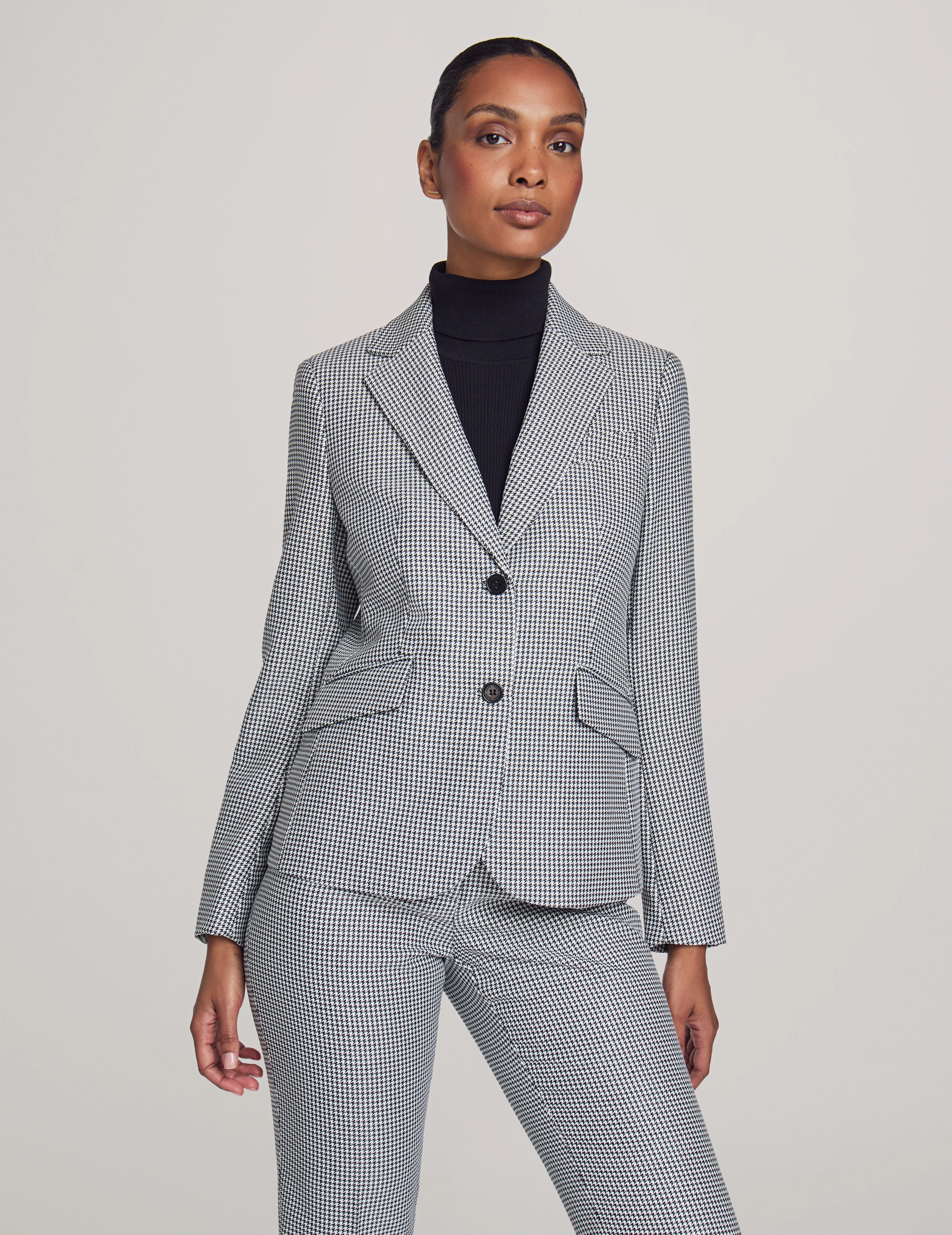 Executive Collection 3-Pc. Mini Houndstooth Suit Set- Sale