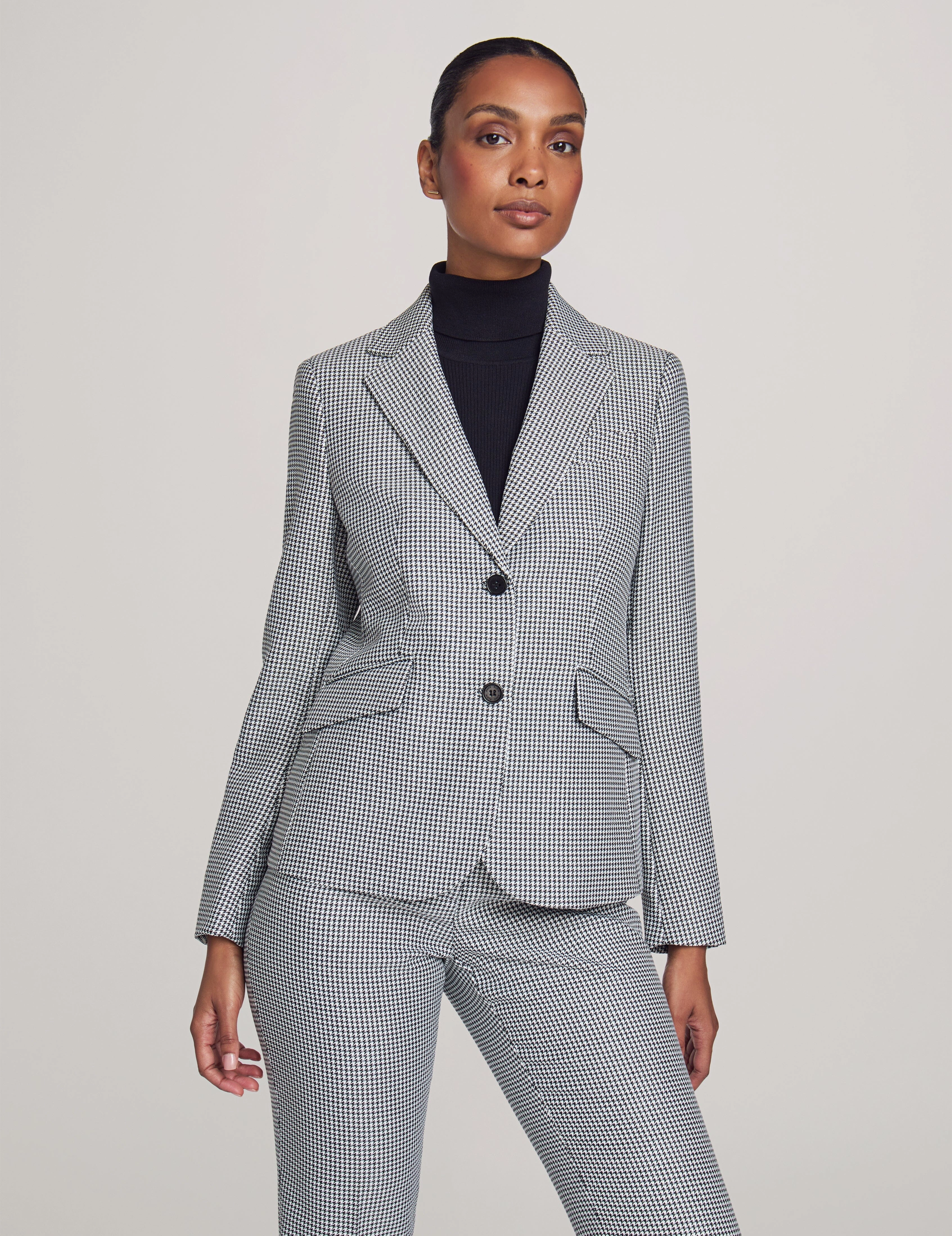 Executive Collection 3-Pc. Mini Houndstooth Suit Set- Sale