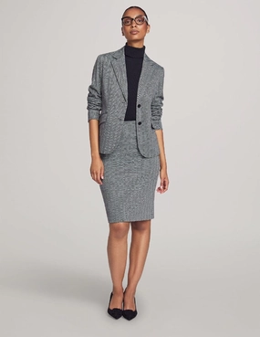 Executive Collection Two Button Blazer With Pants and Skirt- Sale