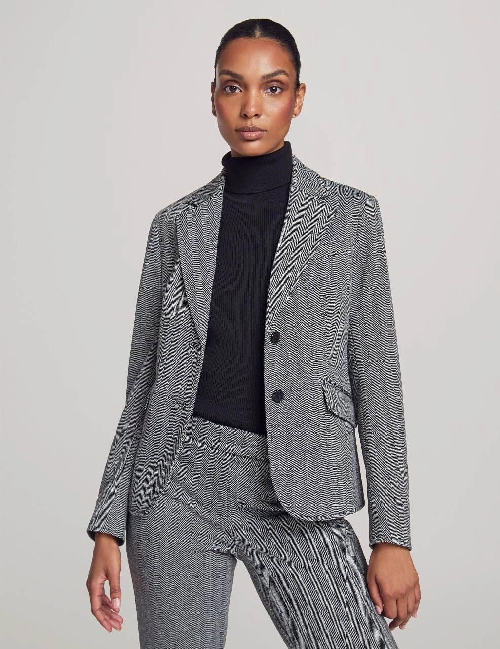 Executive Collection Two Button Blazer With Pants and Skirt- Sale