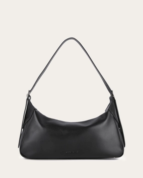 FLORENCE SHOULDER BAG BLACK LEATHER
