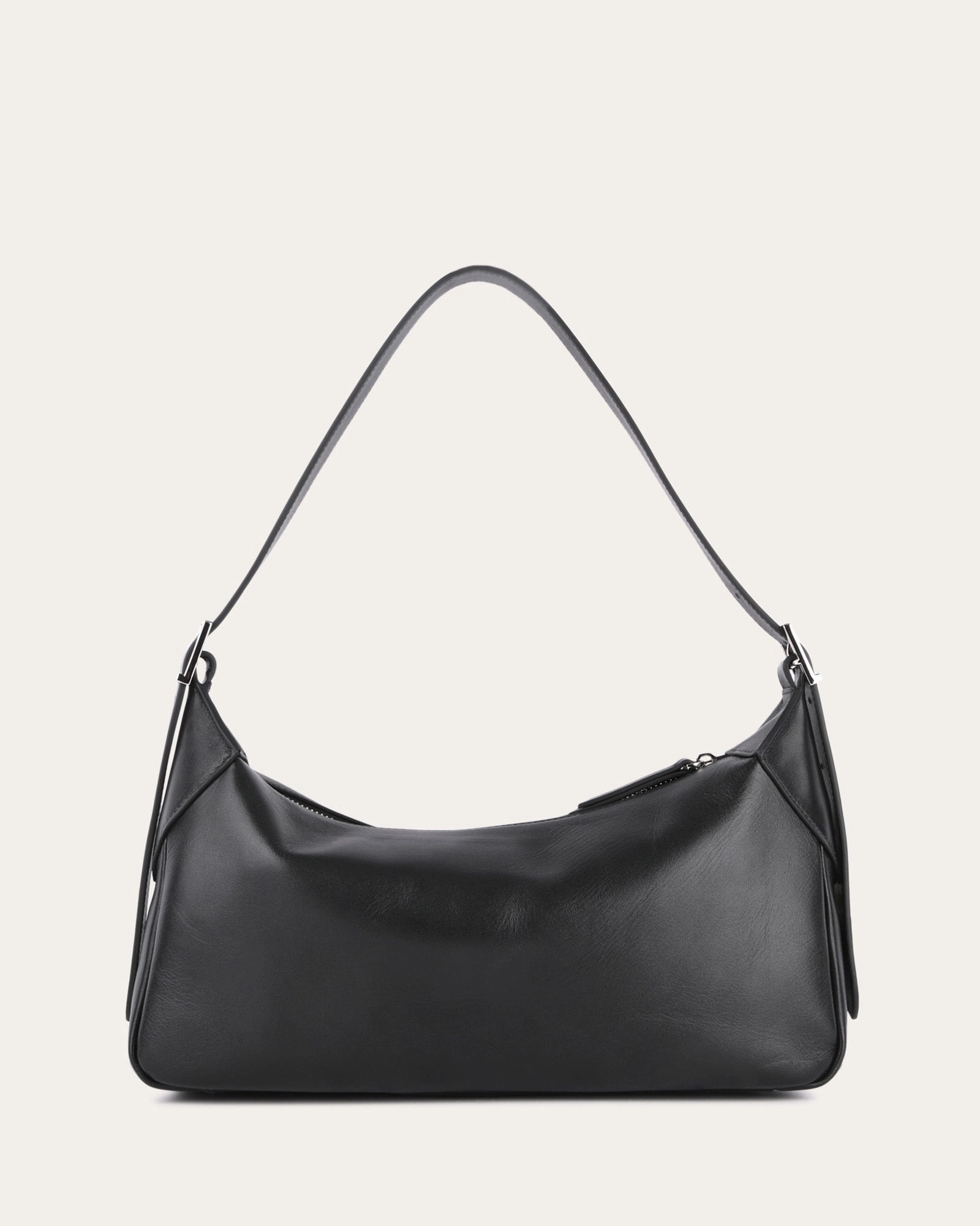 FLORENCE SHOULDER BAG BLACK LEATHER