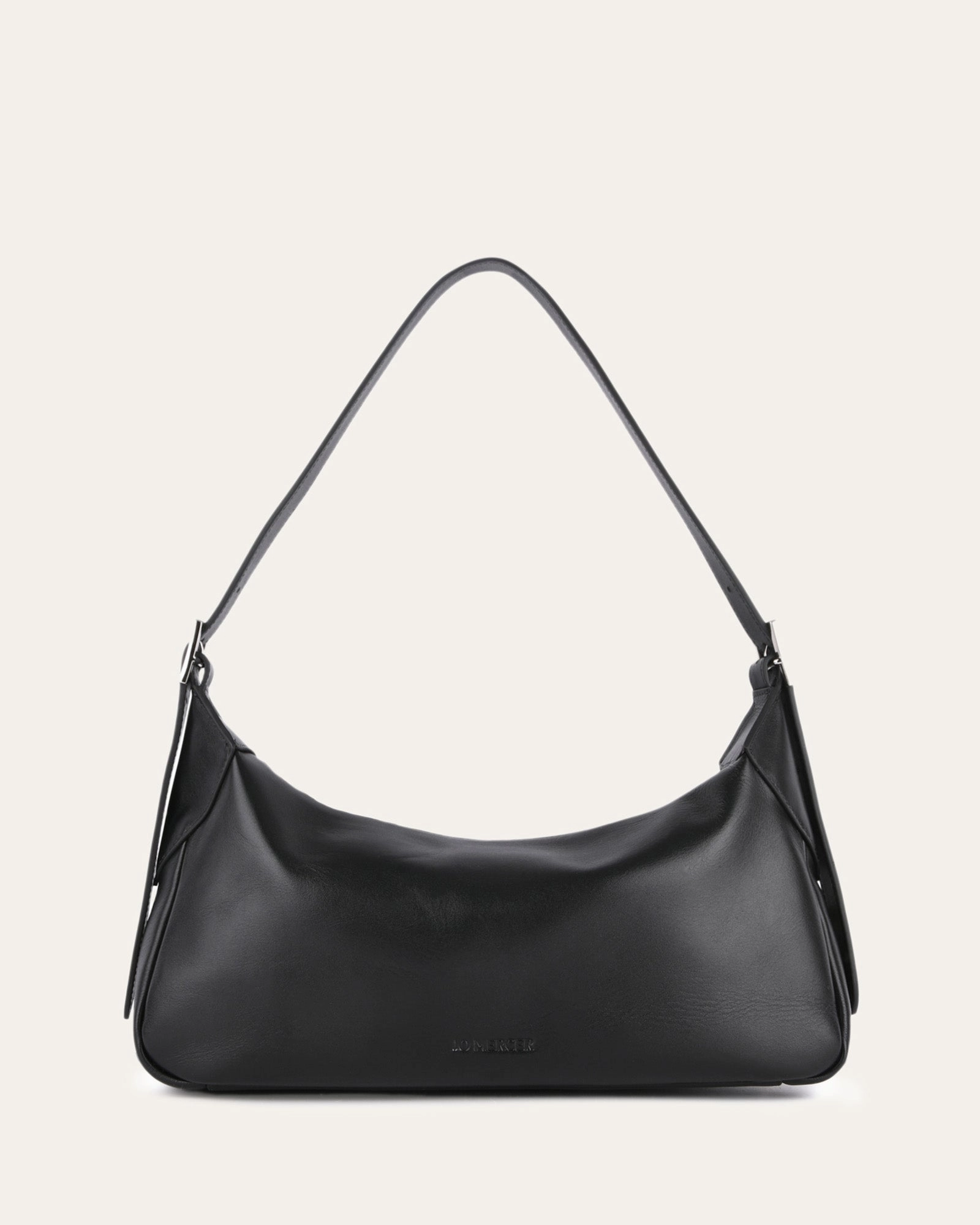 FLORENCE SHOULDER BAG BLACK LEATHER