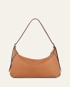 FLORENCE SHOULDER BAG TRUE TAN LEATHER