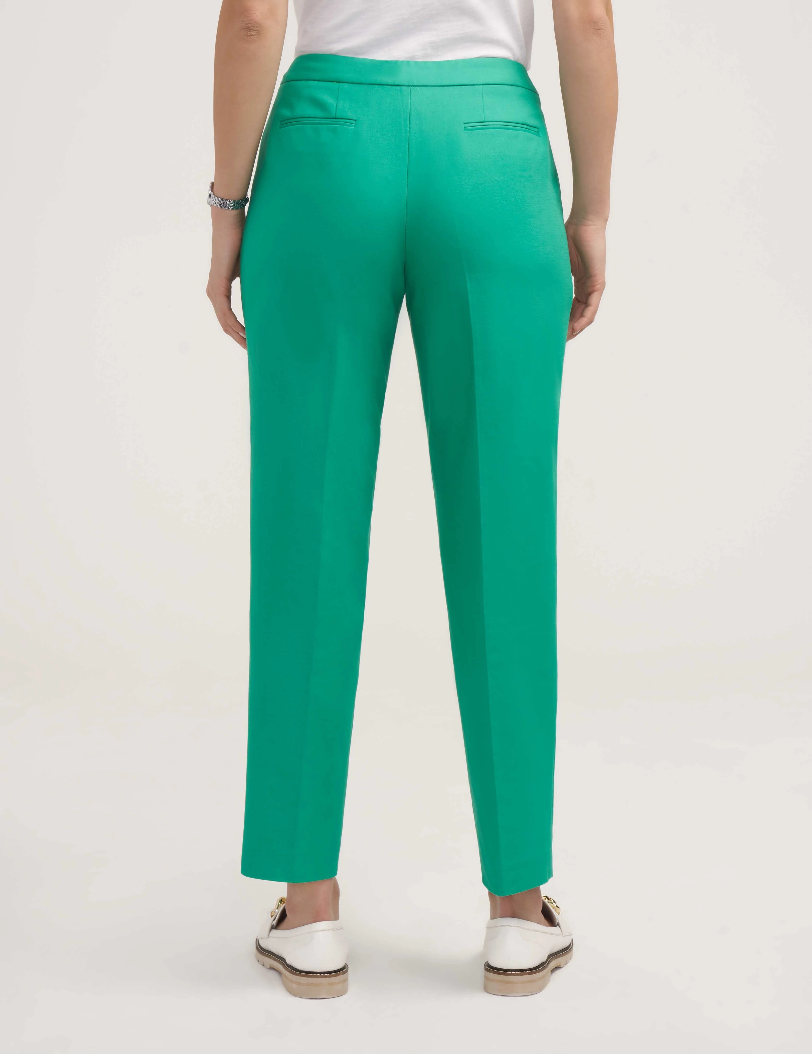 Fly Front Slim Leg Pant- Sale