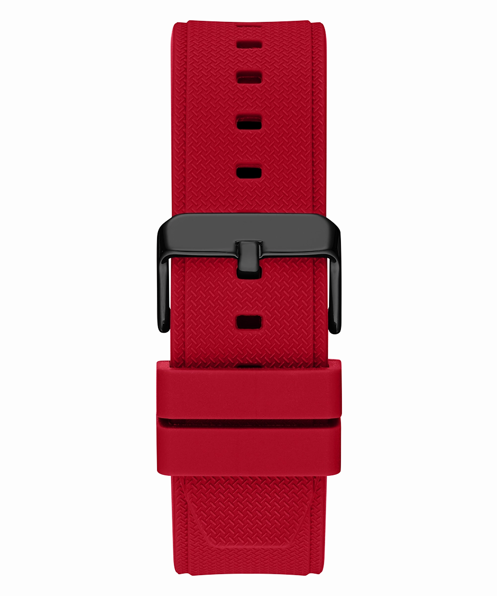 GUESS Mens Red Black Multi-function Watch