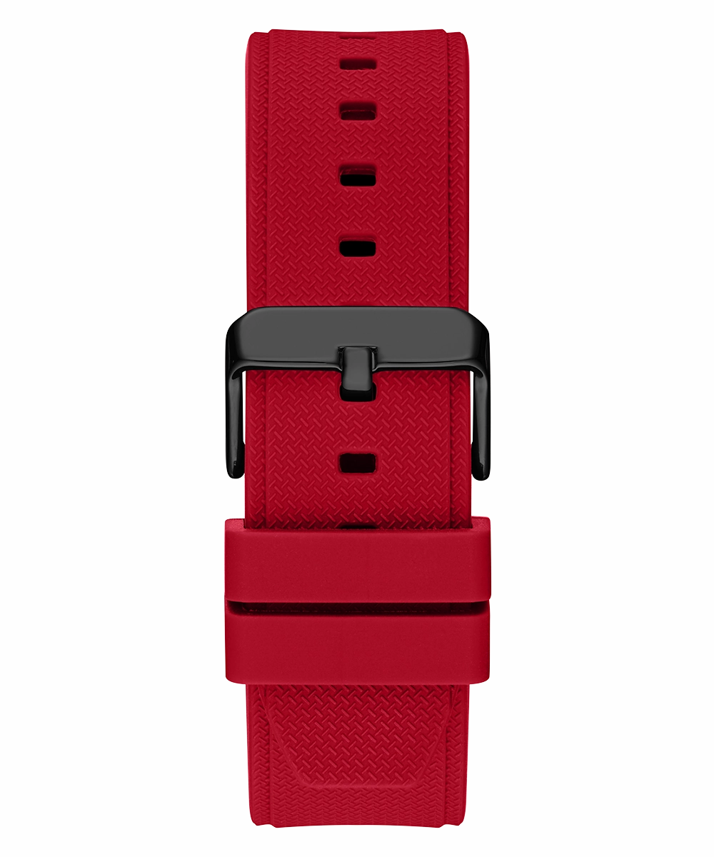GUESS Mens Red Black Multi-function Watch