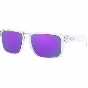 Holbrook XS - Polished Clear/Prizm Violet