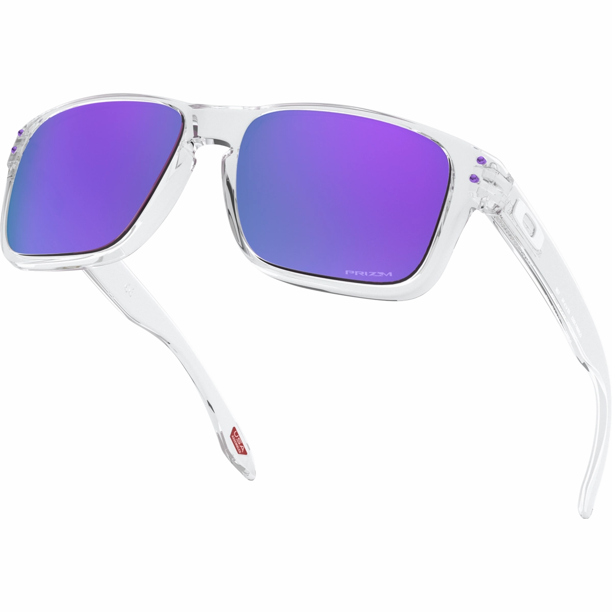 Holbrook XS - Polished Clear/Prizm Violet