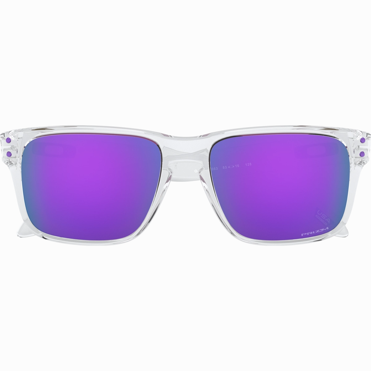 Holbrook XS - Polished Clear/Prizm Violet