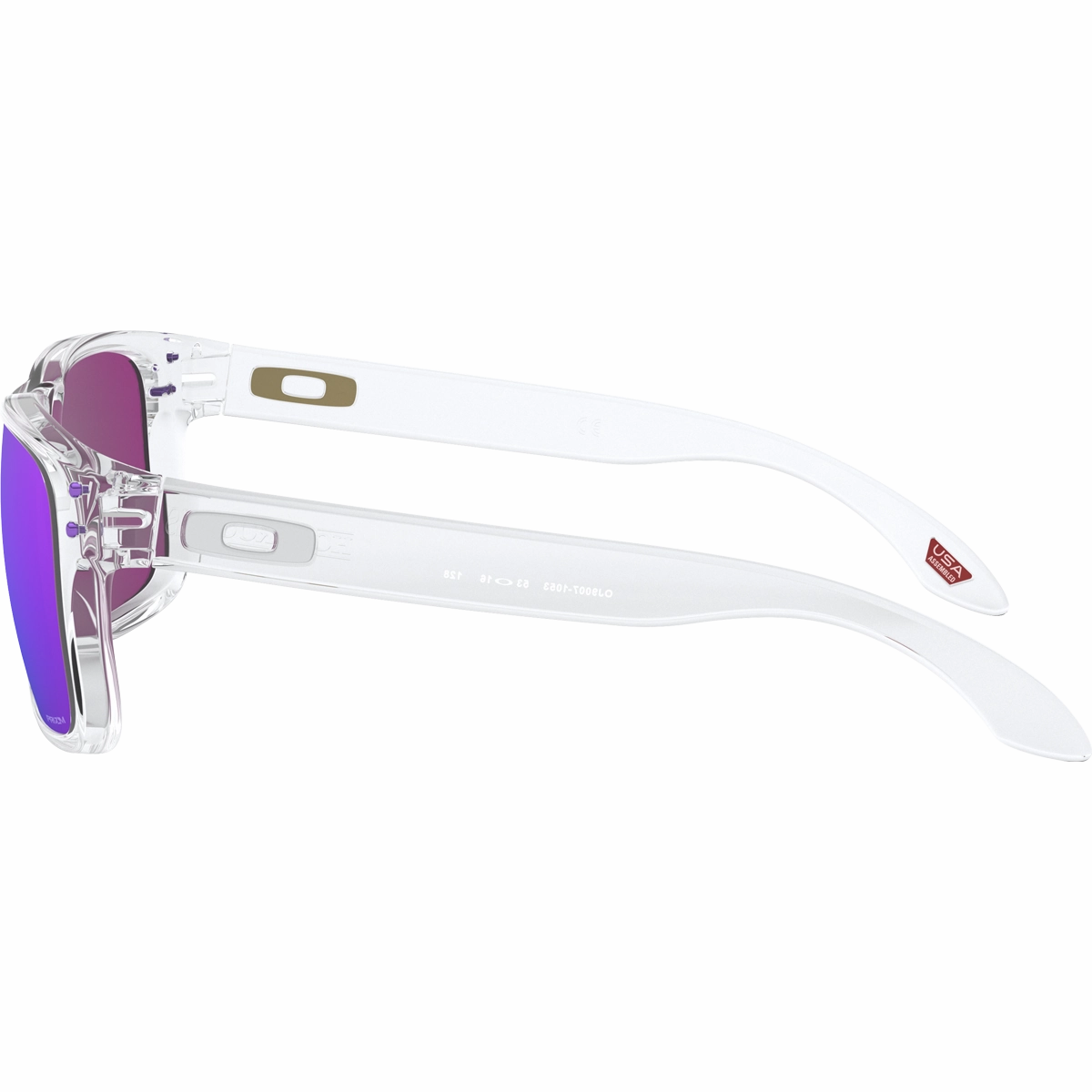 Holbrook XS - Polished Clear/Prizm Violet