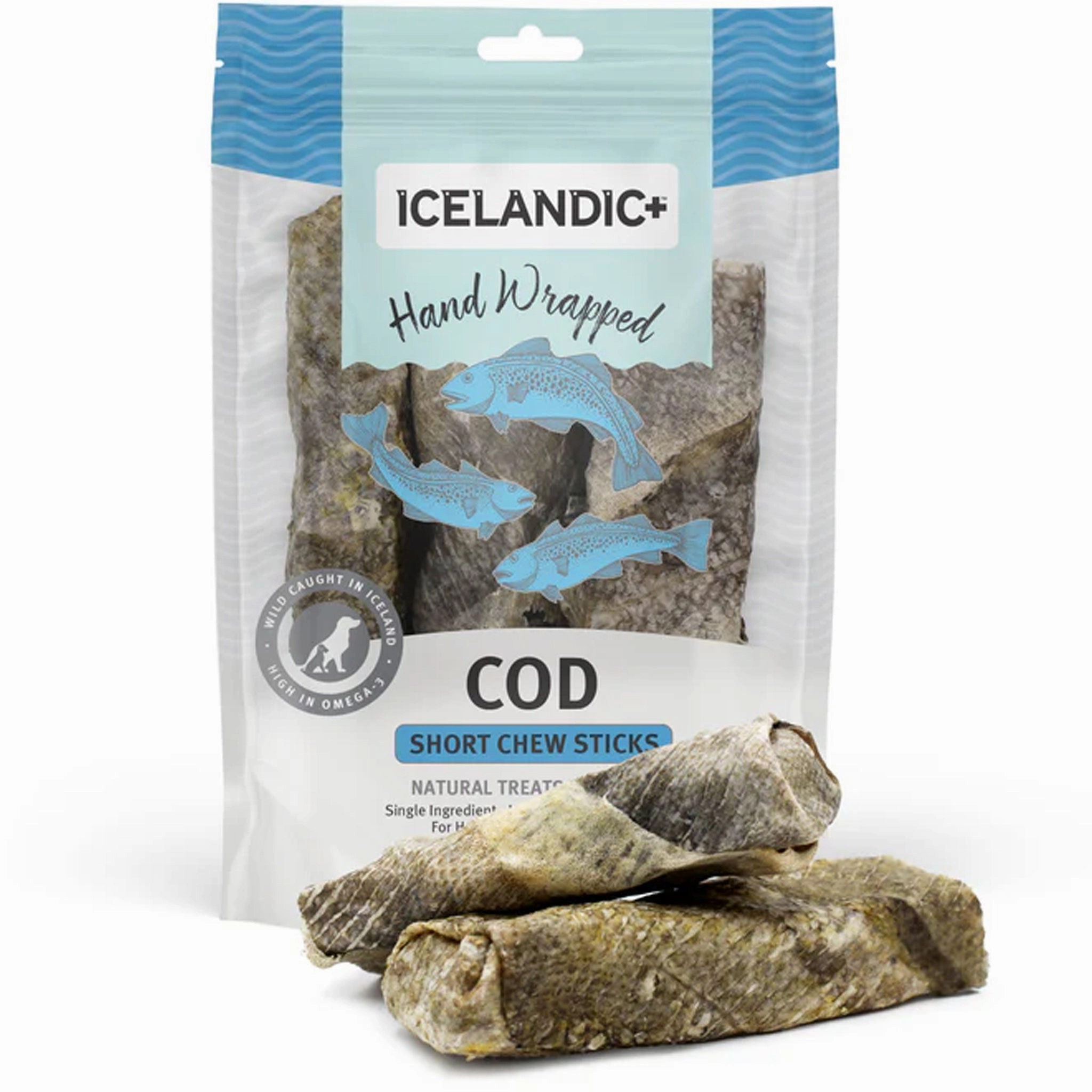 Icelandic  Sticks Dog 3 pk Cod 5"