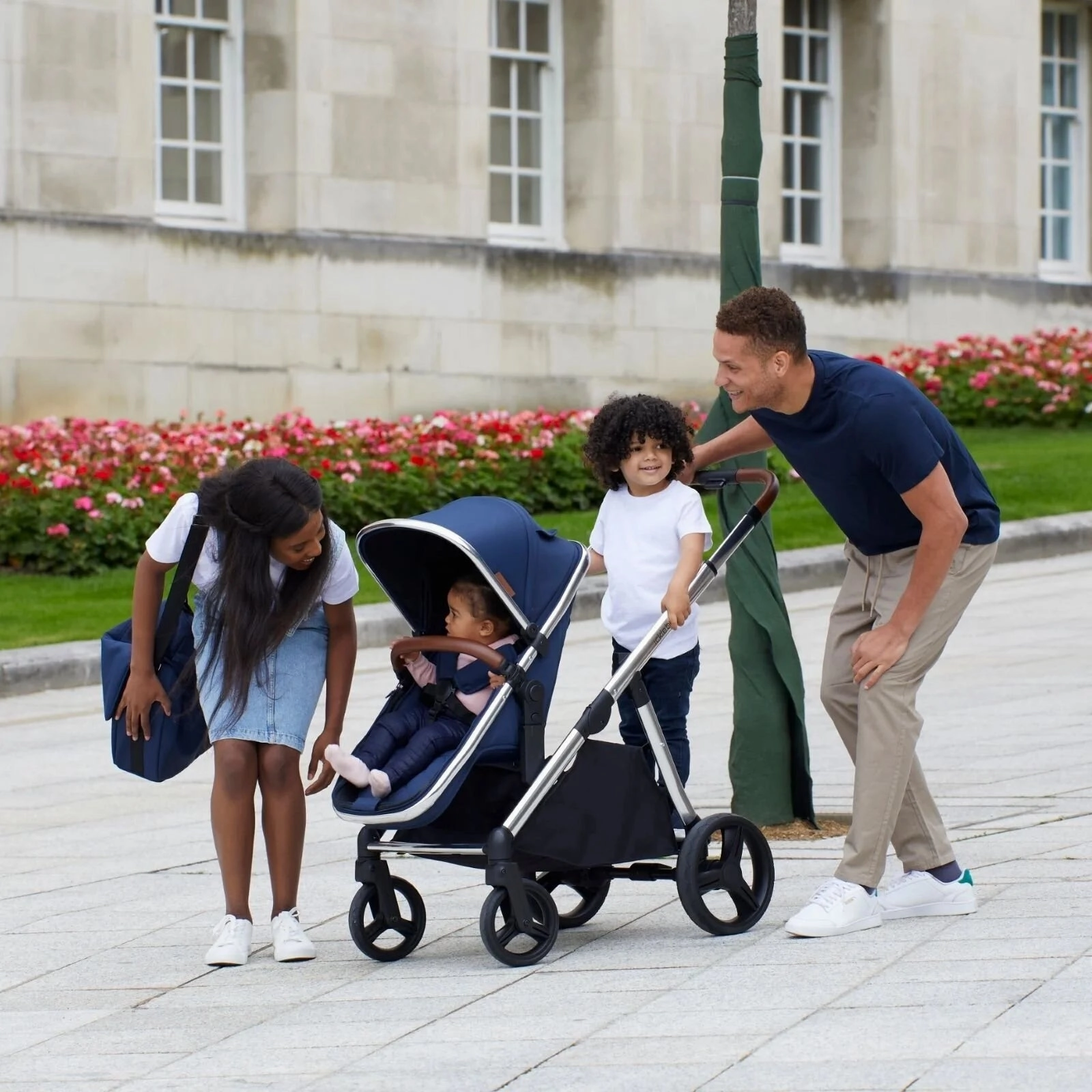 Ickle Bubba Eclipse 2-in-1 Pushchair & Carrycot - Grey