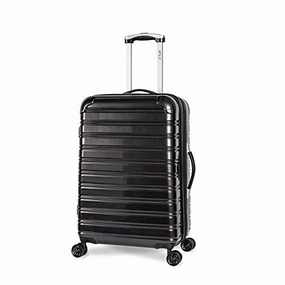 iFLY 9-H4049FT-24 Hard Sided Luggage Fibertech 24", Black