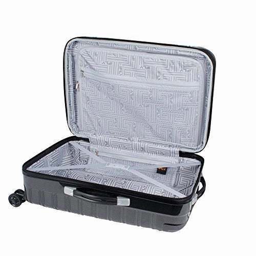 iFLY 9-H4049FT-24 Hard Sided Luggage Fibertech 24", Black