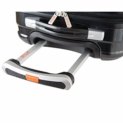 iFLY 9-H4049FT-24 Hard Sided Luggage Fibertech 24", Black