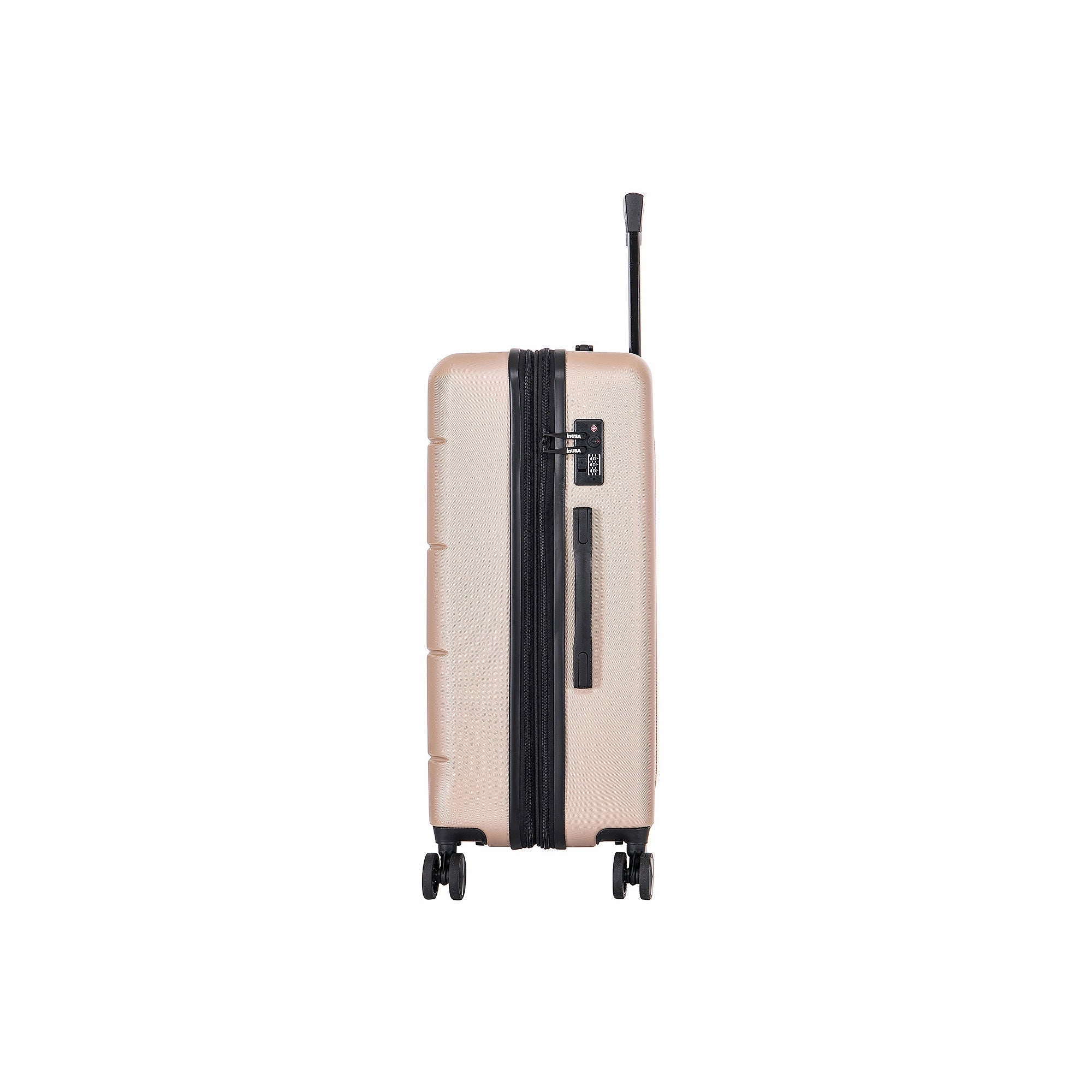 Inusa Elysian 24" Hardside Expandable Spinner Luggage - CHAMPAGNE ONE SIZE