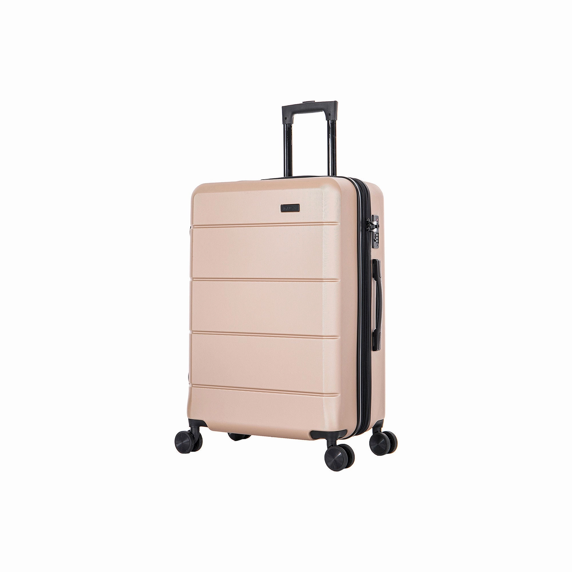 Inusa Elysian 24" Hardside Expandable Spinner Luggage - CHAMPAGNE ONE SIZE